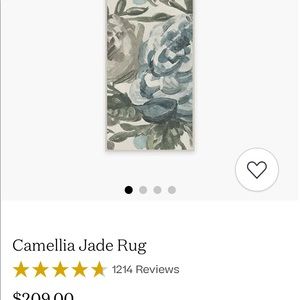 Guc ruggable runner! Camellia rug. Cover only.